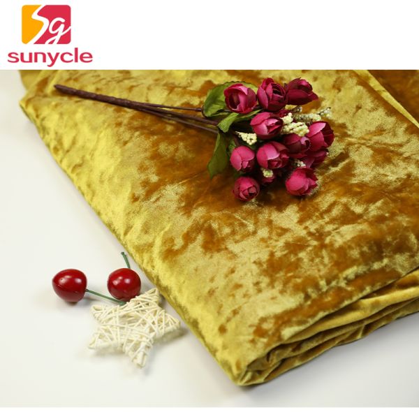 Платье задыхается мягкое корейское 100% полиэстер ткани 180gsm бархата