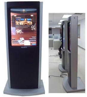 MPEG1 MPEG2 46 LCD Digital Signage Display AD Player , Infrared Touch Screen