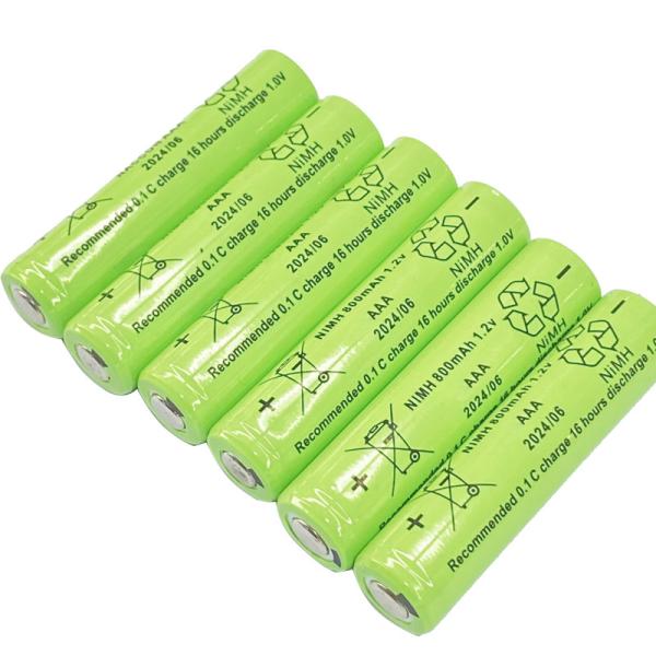 OEM Piles NiMH rechargeables pour les applications quotidiennes dans les appareils AA 1,2 V 800mah 1000mah