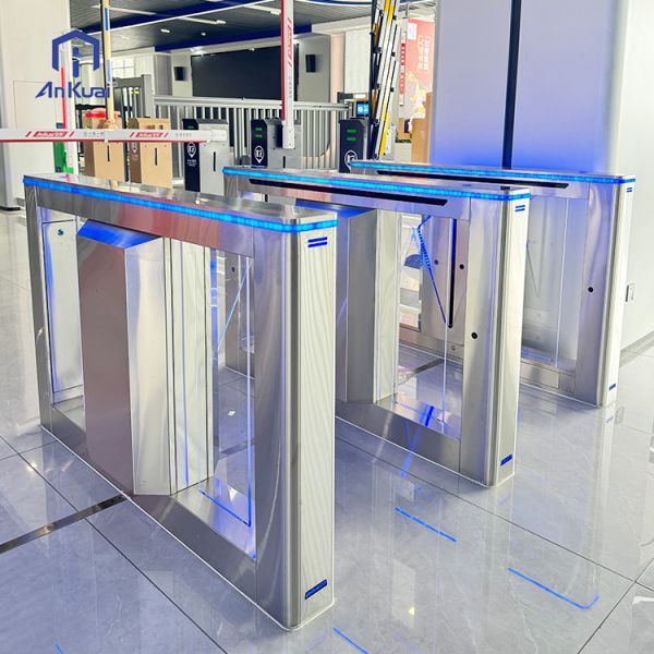 Automatic Flap Barrier Turnstile with 0.8s Arm Open/Close Time 40~60 ppl/min Passing Speed and Brushless Motor