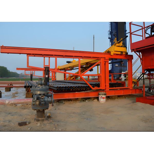 300pcs Pipe Capacity SSPGNC Series Intelligent Pipe Rod Conveyor And Discharge Machine