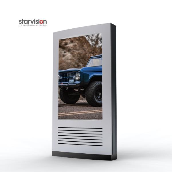 Sunlight Readable TFT Outdoor Digital Totem With Cooling System
