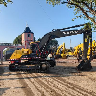 Tracked  EC210 Second Hand Volvo Excavators 21 T Building Earth Excavating Equipment