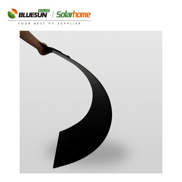 Flexible Shingle Solar Panel Monocrystalline Semi-flexible Solar Panel 100 Watt Solar Panel Set