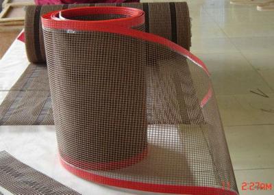 High Temperature Resistant Open Fiberglass PTFE Mesh Edge Reinforced Non Sticky