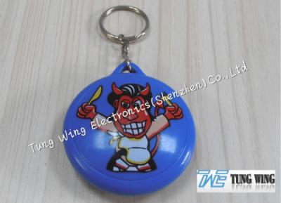 Música redonda original Keychain, ABS, som Keychain da novidade do metal