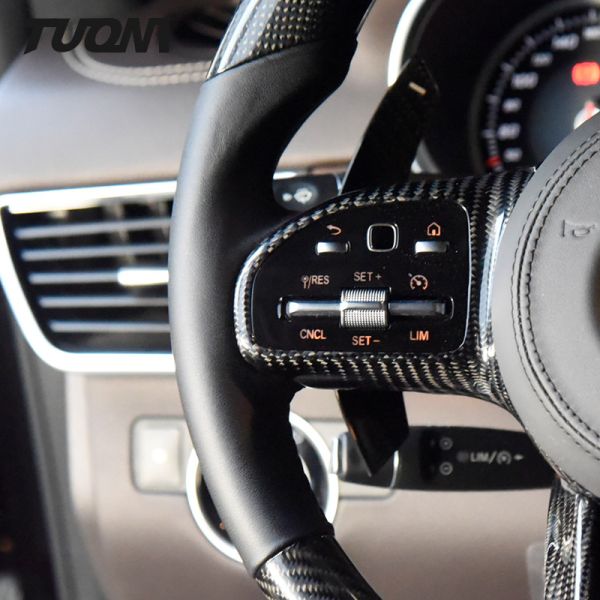 350mm Custom Amg Mercedes Led Steering Wheel Carbon Fiber A Class