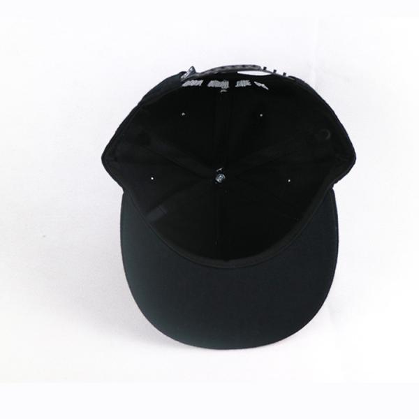 Flat bill  Customized made 3D rubber letters logo Sports snapback Hats Caps