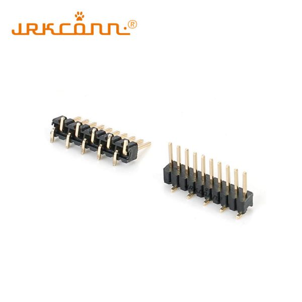 2.54mm Pitch Single Row SMT Pin Header Connector with Gold Plated Contacts
