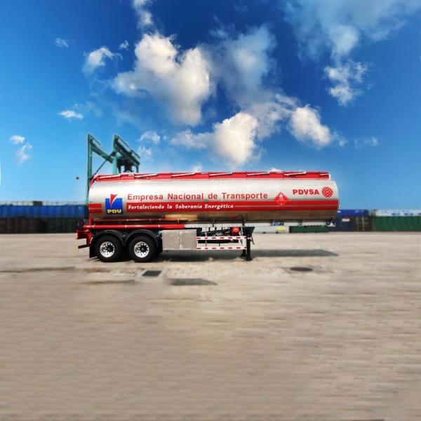 Fuwa Axle 13t Trailer Mounted Fuel Transfer Tank Air Bag Spring Suspension