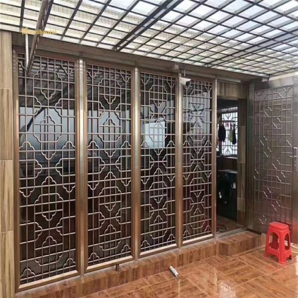 Лазерная резка Алюминий 8 мм толщины разделителя помещения Металлическая перегородка