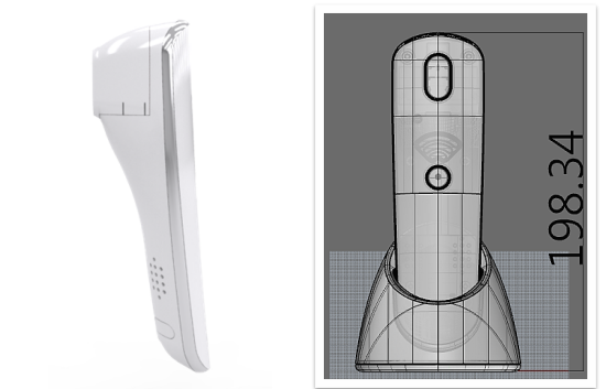 Multifunctional Hifu Face Lifting Machine 170g Light Weight 54*45*89mm Dimension