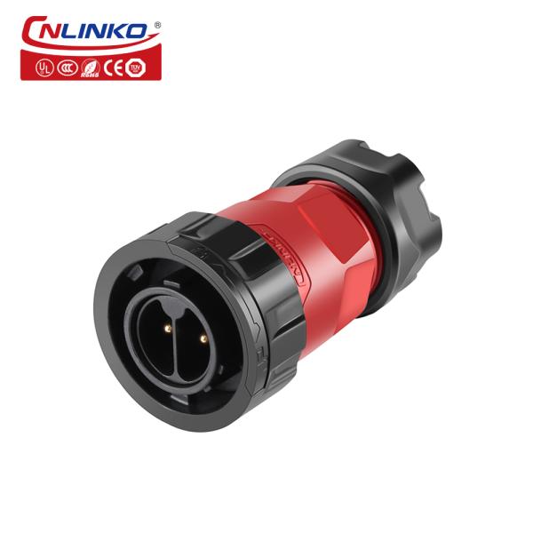 Cnlinko Connector 2 Pin Connector IP68 DC Plug 24V Led 2 Pin Waterproof Connector Plug Cable Socket