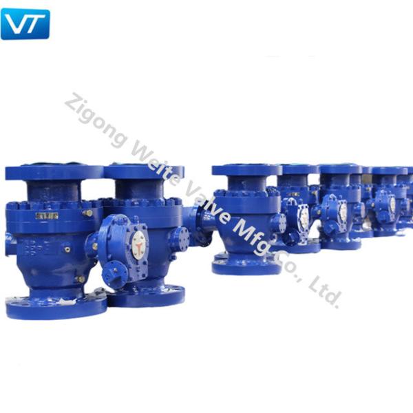 OEM Carbon Steel TMBV Ball Valves Fire Safe Bonnet Combined Extended Stem