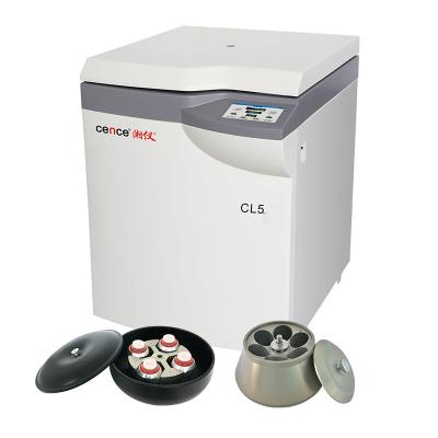 Centrifugador de baixa velocidade médico da grande capacidade do centrifugador CL5