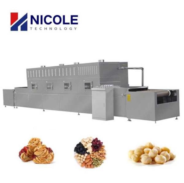 Dehydrating Continue Tunnel Microwave Dryer Machine Electric Driven