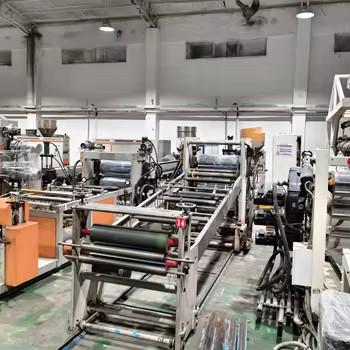Continuous Plastic Extrusion Machine Water-cooling System Single Screw Extruder