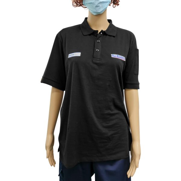 Unisex ESD Anti Static Suit For Class 1000 Cleanroom