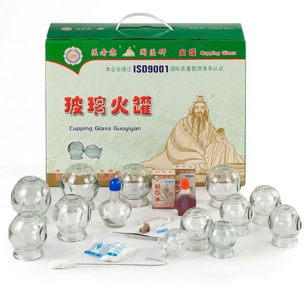 Chinese Medicine Apparatus Ventouse Massage Therapy Glass for Chinese Medical Vacuum