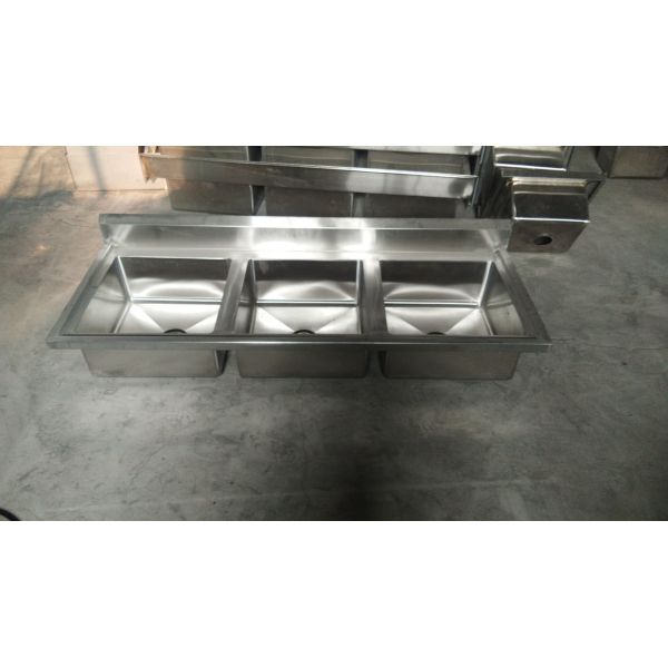 round stainless steel sink matierals 304 for hospital or restaurunt