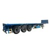 Factory Direct Sales 3 Axle 40 Tons Flat Bed Truck Semi Trailer Customizable Transport Container Cargo Flat Bed Utility Trailer for Sale