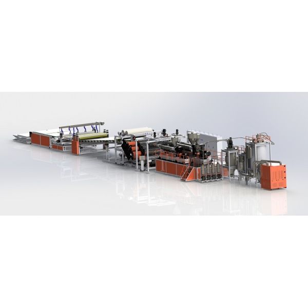 PC Solid Plate And Wave  Board Two In One Production Equipment，high anti-impact character