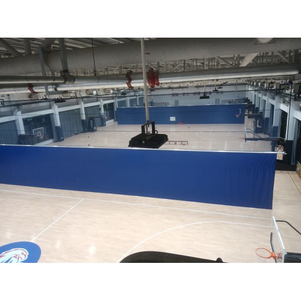 Hot Selling PVC Mesh Panels Roll-up Gym Divider Curtain with 7.5m per Minute Lifting Speed and Customizable Color