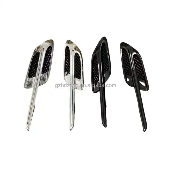 High-Qulity Car Parts Fender Grill Electroplated Plastic Chrome Fender air Vent for Bentley Continental GT GTC