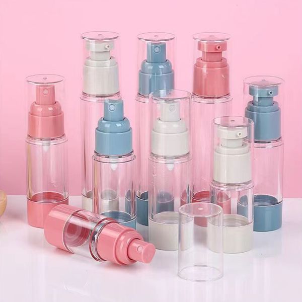 Customized 15ml 30ml 50ml 80ml 100ml 120ml Plastic Bottle Vacuum Cosmetic Serums Creams Bottle