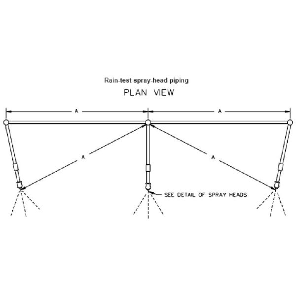 Spray Heads Test Apparatus Ingress Protection Test Equipment