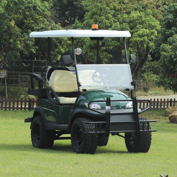 3-4 Passenger Electric Hunting Carts With Coil Spring Hydraulic Shock Absorber