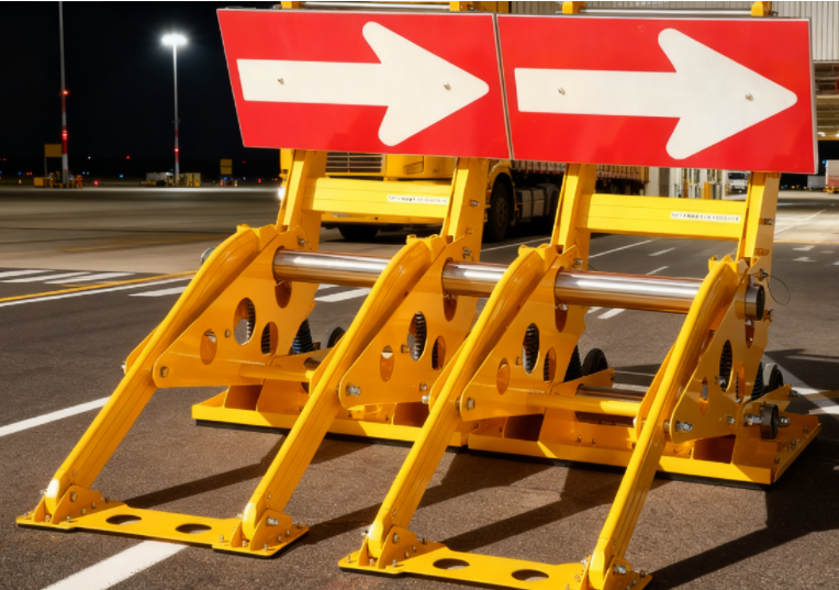 Electrostatic Spraying 132kg Vehicle Security Barriers