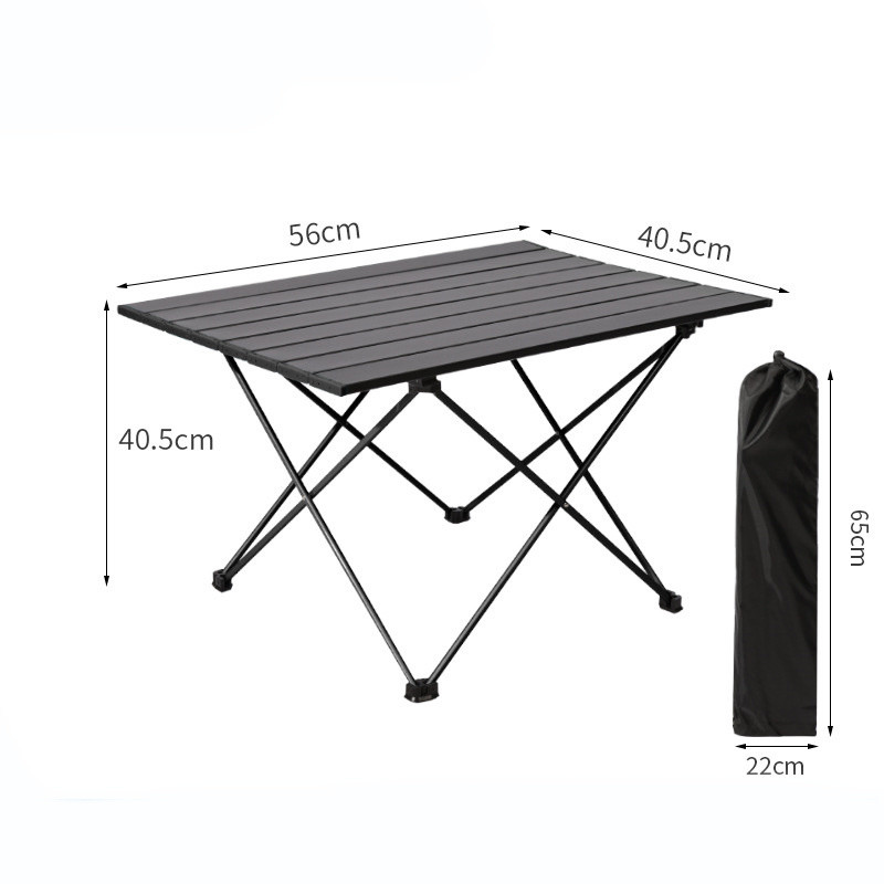 Lightweight Portable Folding Table Aluminum Camping Picnic Table for Outdoor Campsite