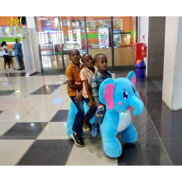 Hansel  giant plush animals battery operated ride on horse power wheels horse