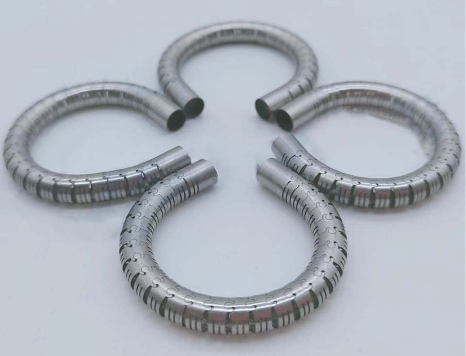 304 Stainless Steel Capillary Tubes Laser Cutting Punching Grooving Special Shaped