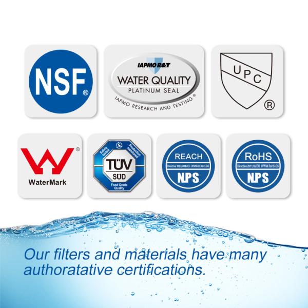 Plastic App-Controlled Replacement for Refrigerator Water Filter Full Range of Models