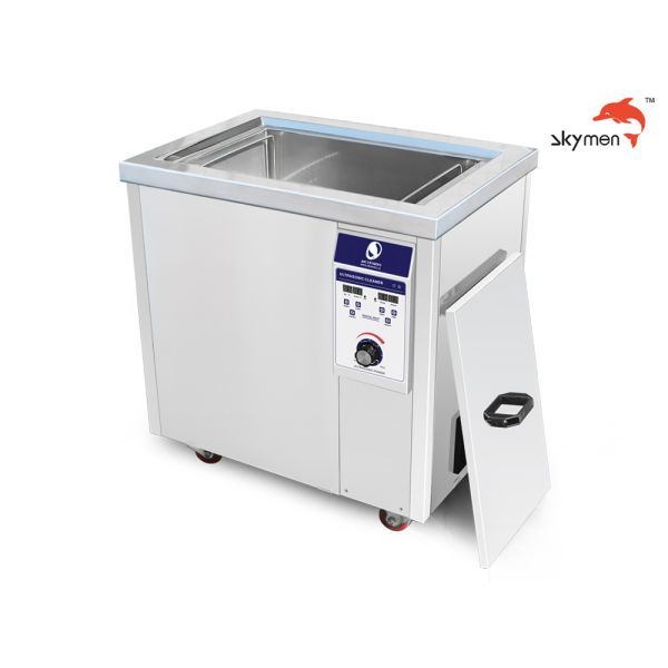 Skymen Industrial Ultrasonic Cleaner with 1500W Heating Power 40,000 Hz Frequency and PLC Control for Auto Parts