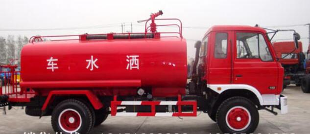 Dongfeng Used Oil Tanker 7350×2470×2710mm 10000L Tank Capacity With Red Diesel Motor