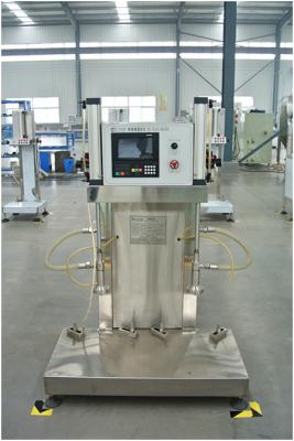 Stainless Steel Alloy Beer Keg Filling Machine Two Heads Touch Screen
