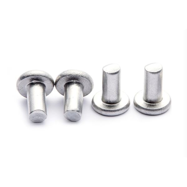 Aluminum Alloy Flat Head Solid Rivets Thin Head Solid Rivets  Flat Truss Head Solid Rivets