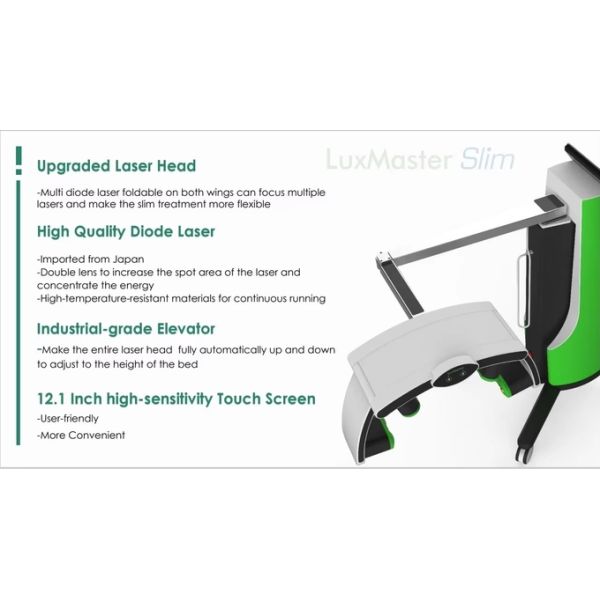CE 10 Green Luxmaster Slim Lipo Laser Therapy Machine для снижения жировых отложений на спине