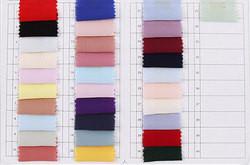 Material chiffon multicolorido do vestido 108gsm da tela 150cm do poliéster da tintura do laço do crepe