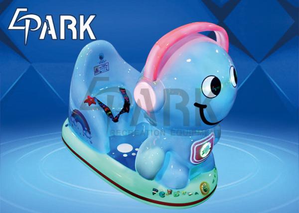 Carnival Coin Operated Kiddie Ride Machine Childrens Electric Cars Plastic Material 100W