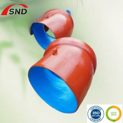 ISO2531 Standard Plastic Coated Elbow Fittings with PN10/16/25 Pressure and DN50/100/150/200/250 Size