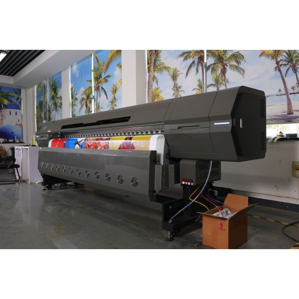 Industrial Digital Printing Wide Format Solvent Flexible Banner Canvas Printer Inkjet Plotter C8 PLUS 8head Industrial Printer