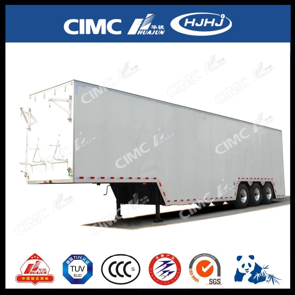 CIMC HUAJUN Side Curtain Semi Trailer Truck Trailer Steel 13750*2500 CN HEN 50ton Ce