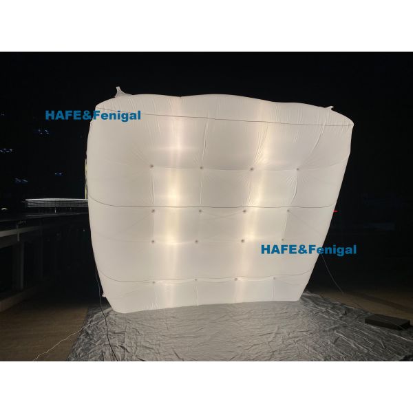 3.6kw Pad Helium Led With 4 Skirts DMX Control Bi-Color Outdoors Film Cinema Lighting Balloon