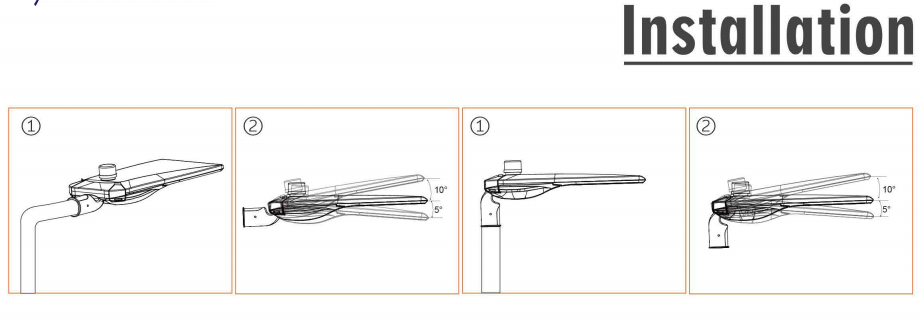 60 ватт - света проезжей части СИД 150 ватт/Хи тонкое Адджустальбе устанавливая уличный свет СИД
