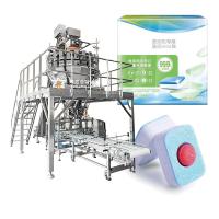 Máquina de embalaje automática de bandejas de alimentos Productos para el hogar Máquina de embalaje de detergentes