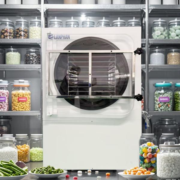 5m2 18 Trays Vacuum Lyophilizer Freeze Dryer Small Commercial Freeze Drying Equipment